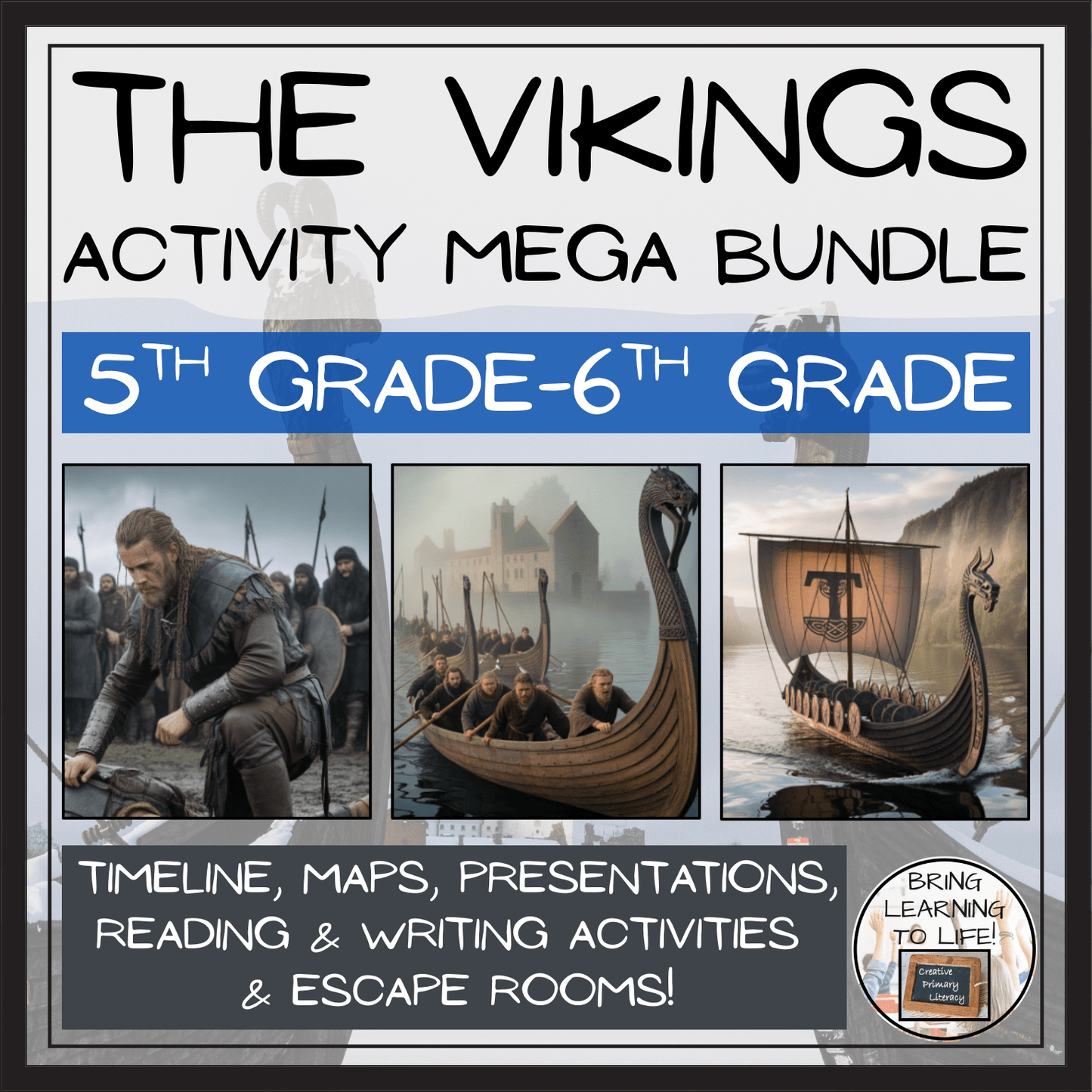 The Vikings Mega Bundle of Activities | 5th Grade & 6th Grade