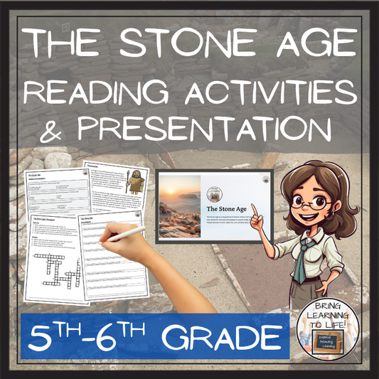 The Stone Age Close Reading Comprehension | 5th Grade & 6th Grade