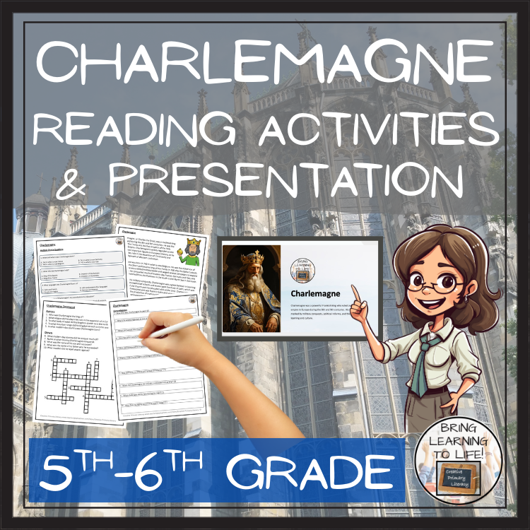 Charlemagne Close Reading Activity | 5th Grade & 6th Grade