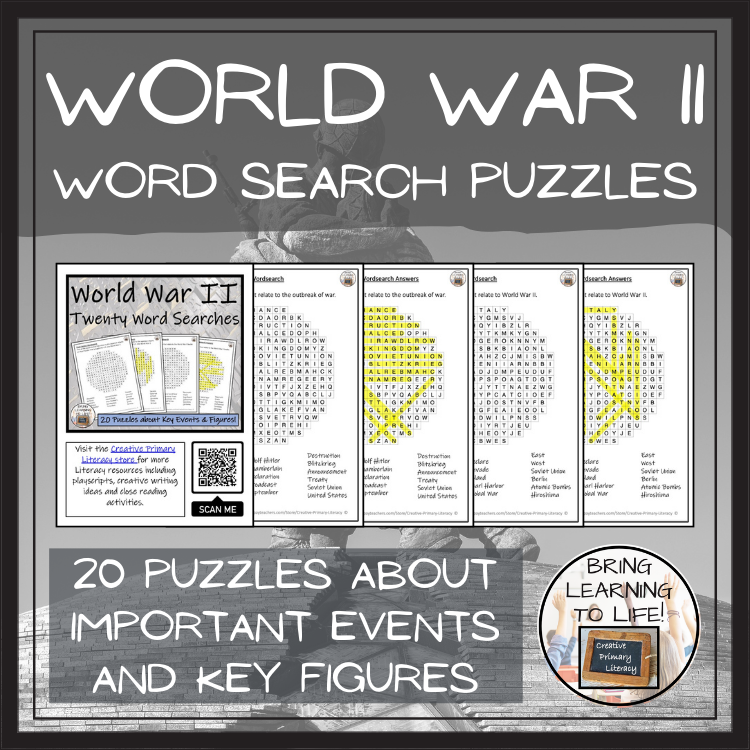 World War 2 Word Search Puzzle Collection