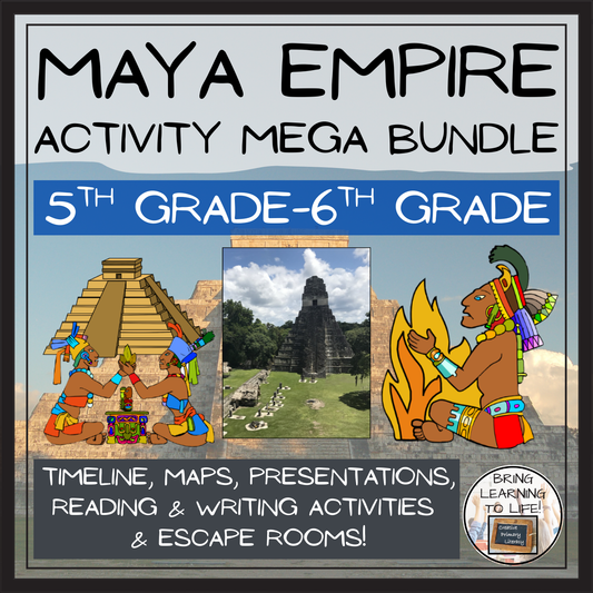 Maya Empire Mega Bundle of Activities | 5th Grade & 6th Grade