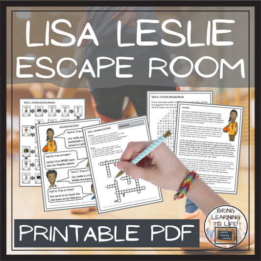 Lisa Leslie Escape Room Activity
