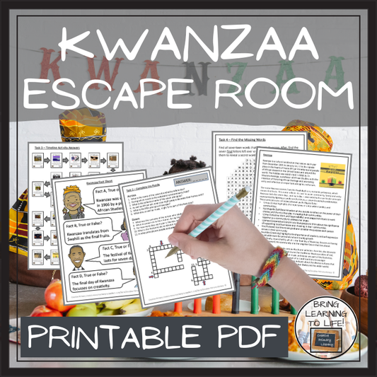 Kwanzaa Escape Room | Social Studies & History Activity