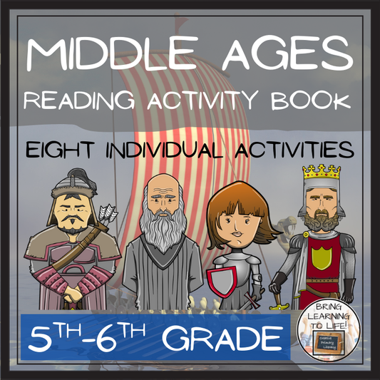 Middle Ages Close Reading Comprehension Book | 5th Grade & 6th Grade