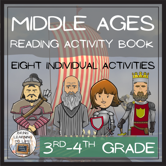 Middle Ages Close Reading Comprehension Book | 3rd Grade & 4th Grade