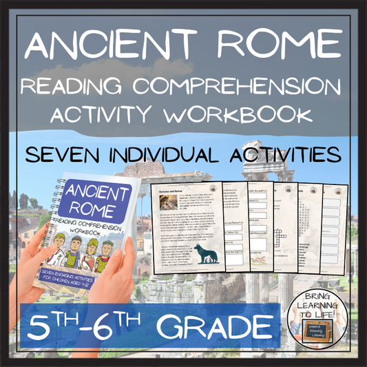 Ancient Rome Reading Comprehension Workbook | 5th-6th Grade