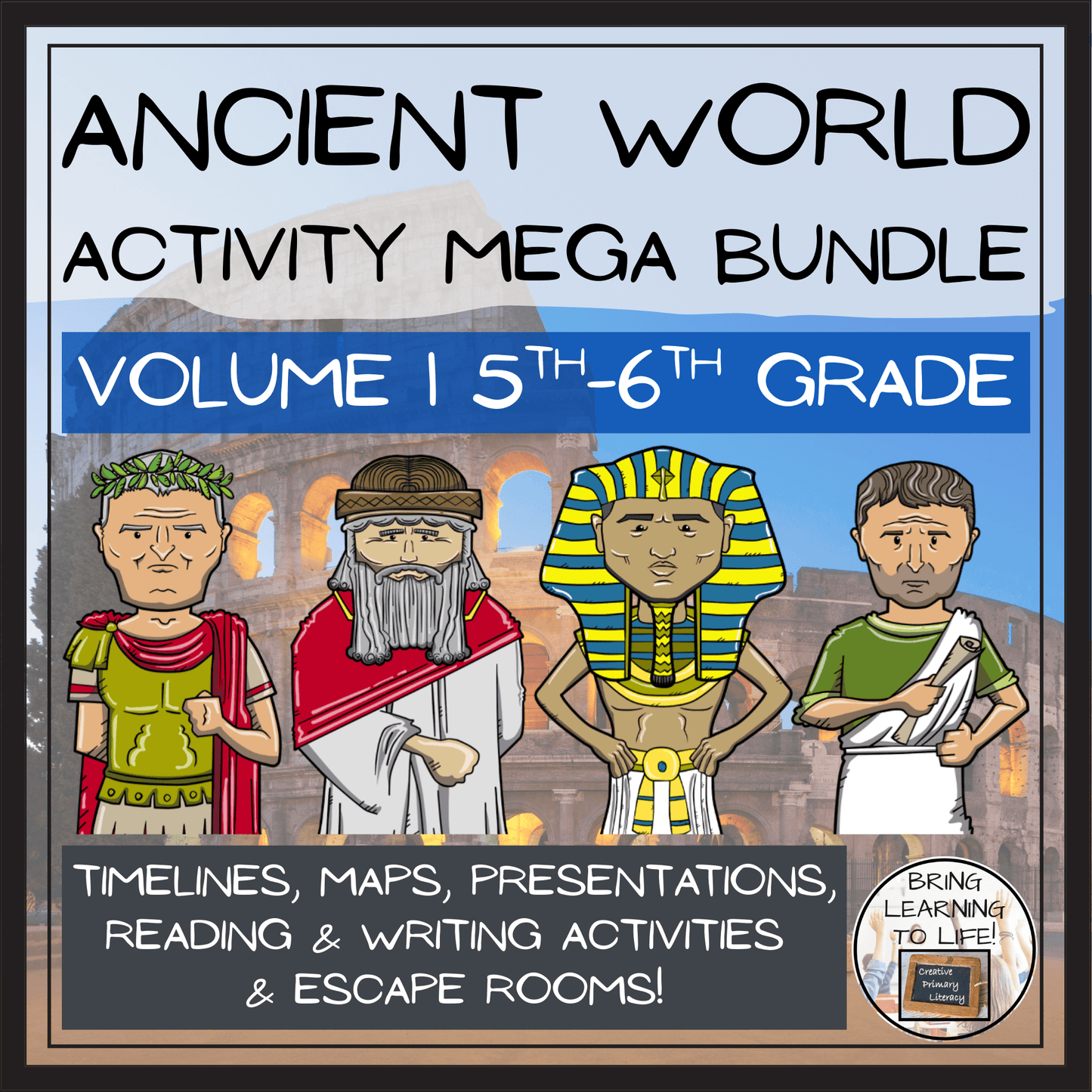 Ancient History Social Studies Mega Bundle Volume 1 | 5th-6th Grade