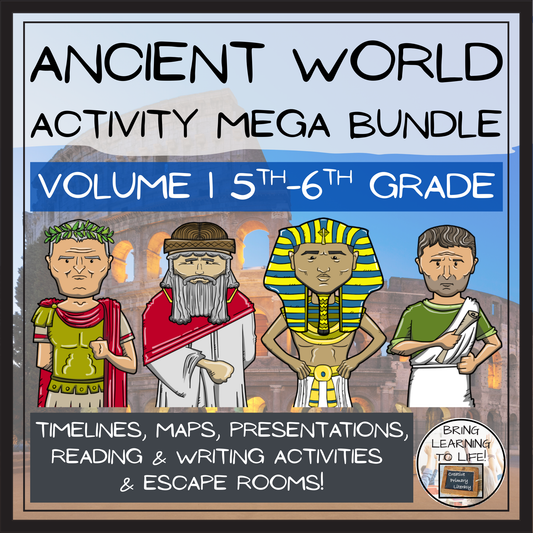 Ancient History Social Studies Mega Bundle Volume 1 | 5th-6th Grade