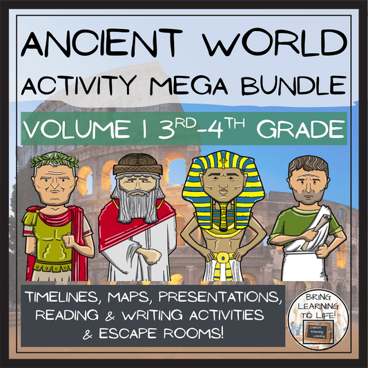 Ancient History Social Studies Mega Bundle Volume 1 | 3rd-4th Grade