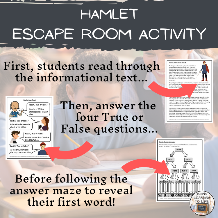 Hamlet Escape Room | Social Studies & History Activity