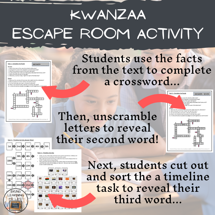 Kwanzaa Escape Room | Social Studies & History Activity