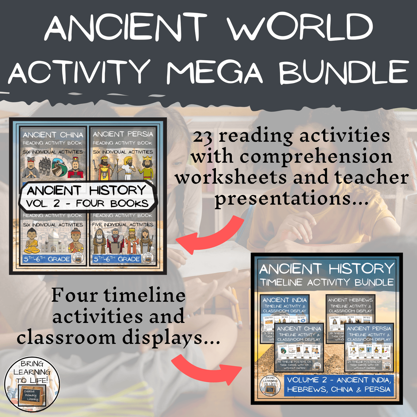 Ancient History Social Studies Mega Bundle Volume 2 | 5th-6th Grade