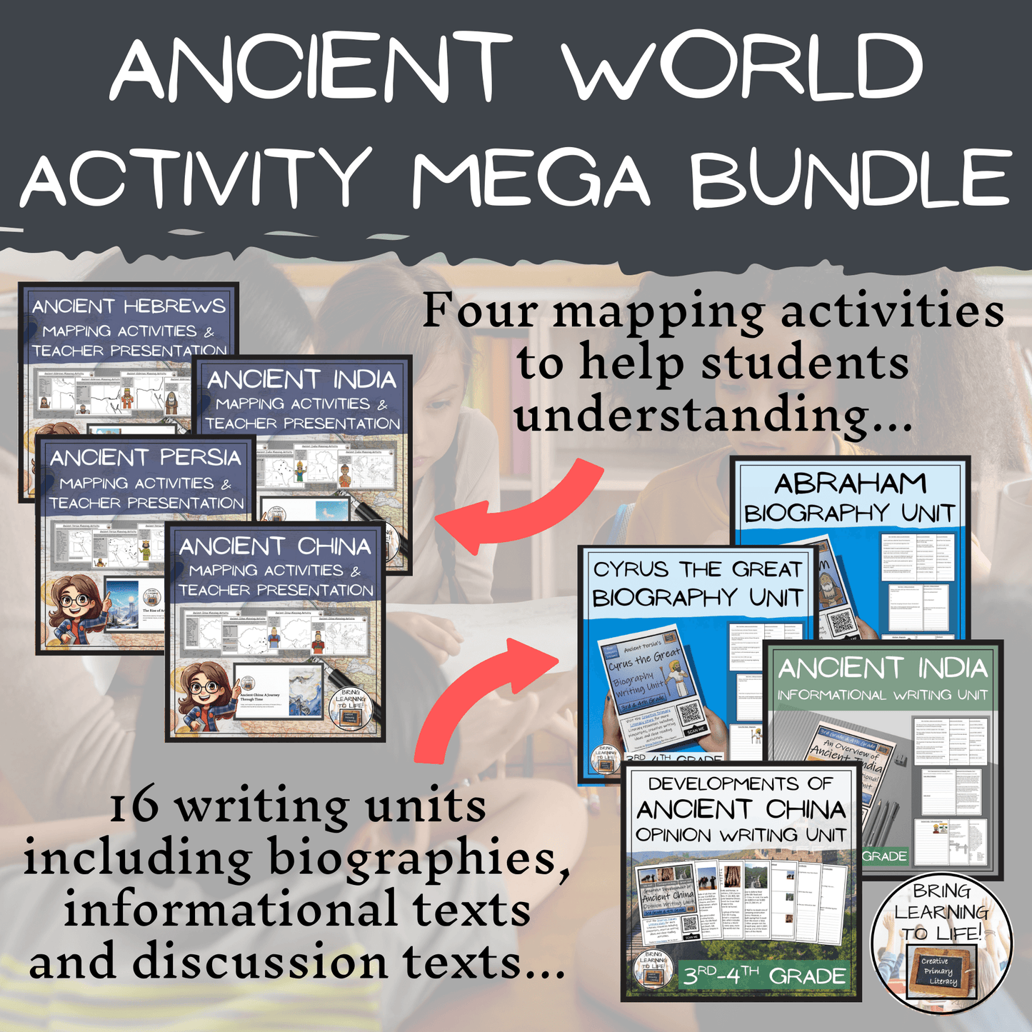 Ancient History Social Studies Mega Bundle Volume 2 | 3rd-4th Grade