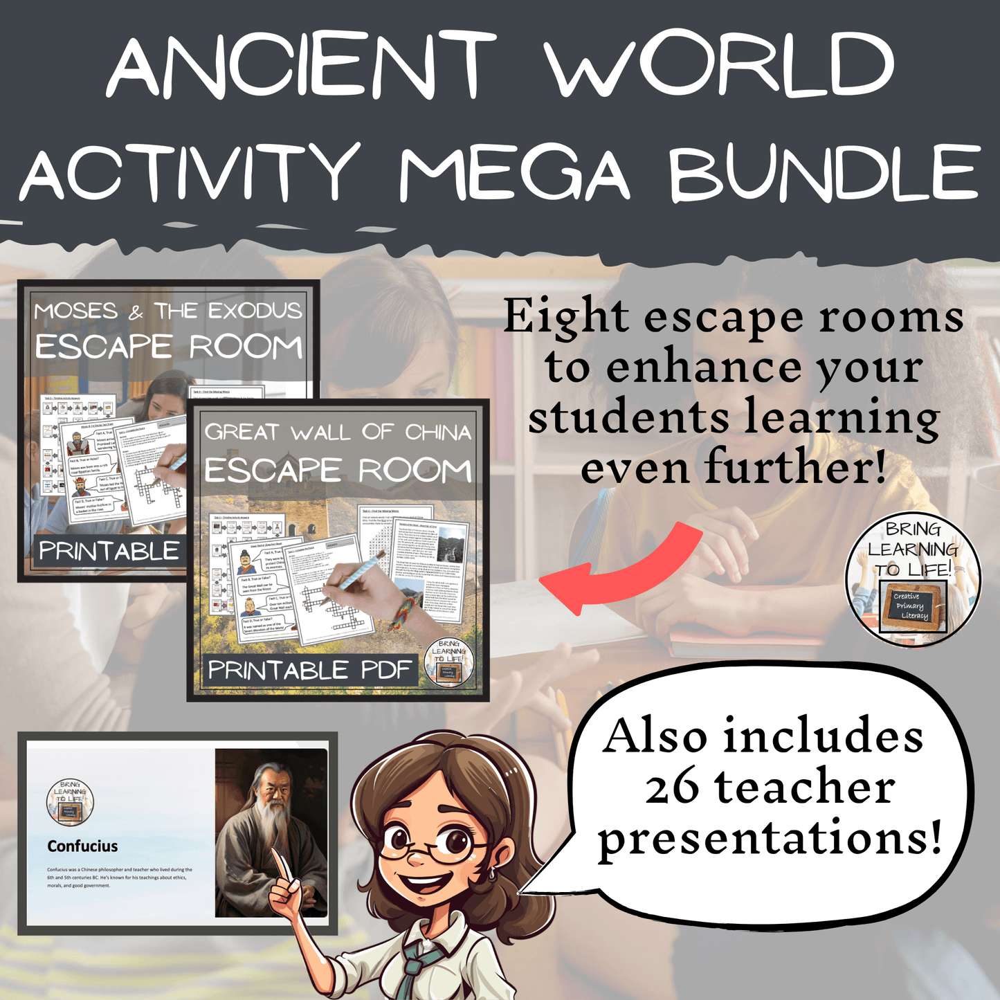 Ancient History Social Studies Mega Bundle Volume 2 | 3rd-4th Grade