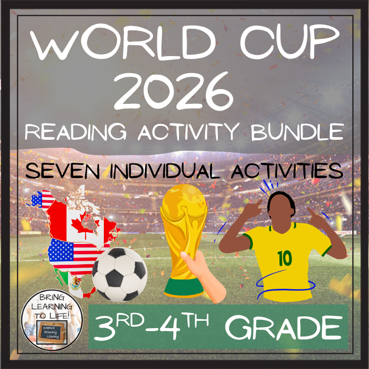 World Cup 2026 Close Reading Comprehension Bundle | 3rd-4th Grade