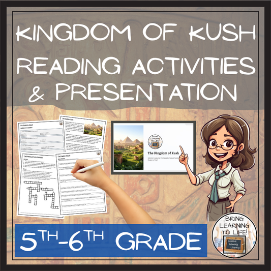 Kingdom of Kush Close Reading Comprehension Activities | 5th Grade & 6th Grade