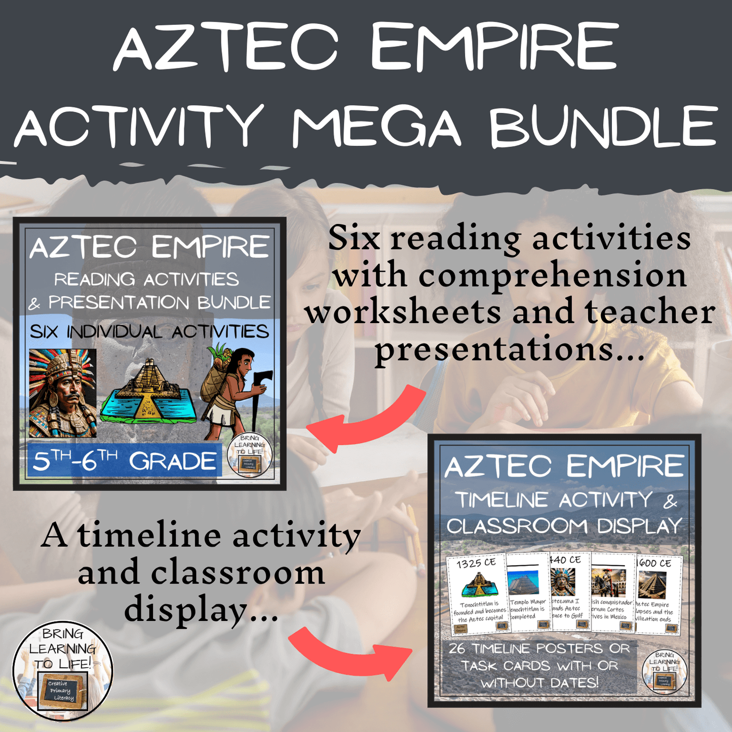 Aztec Empire Mega Bundle of Activities | 5th Grade & 6th Grade