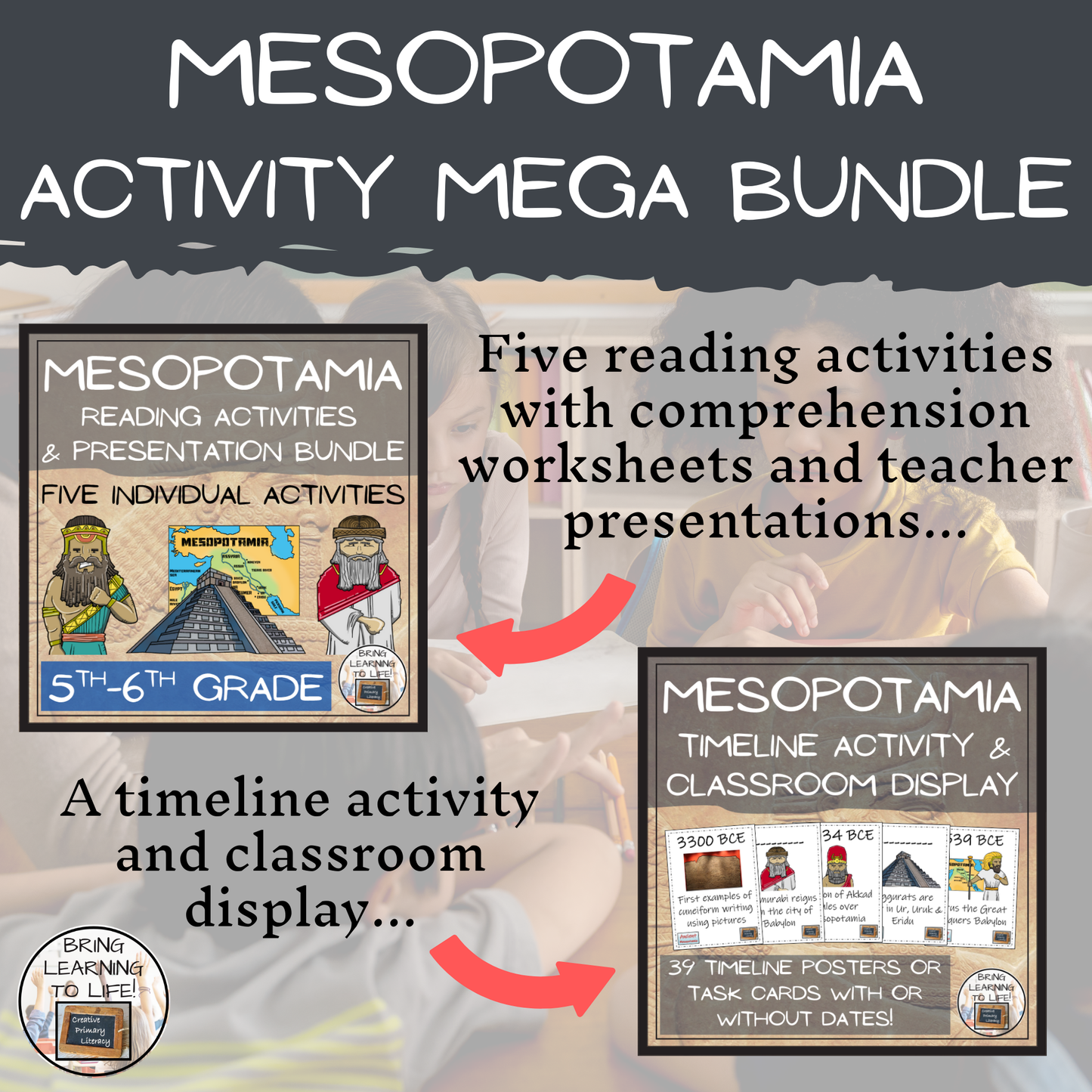 Ancient Mesopotamia Mega Bundle of Activities | 5th Grade & 6th Grade