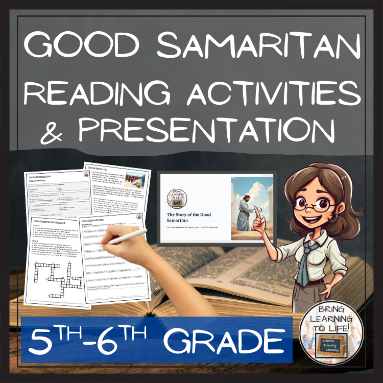 The Good Samaritan Story Close Reading Activities | 5th Grade & 6th Grade