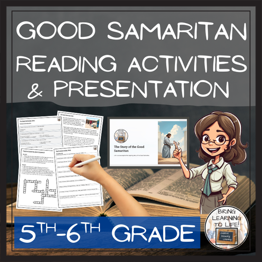 The Good Samaritan Story Close Reading Activities | 5th Grade & 6th Grade
