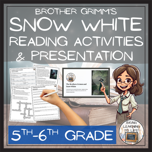 Brothers Grimm's Snow White Reading Comprehension | 5th Grade & 6th Grade