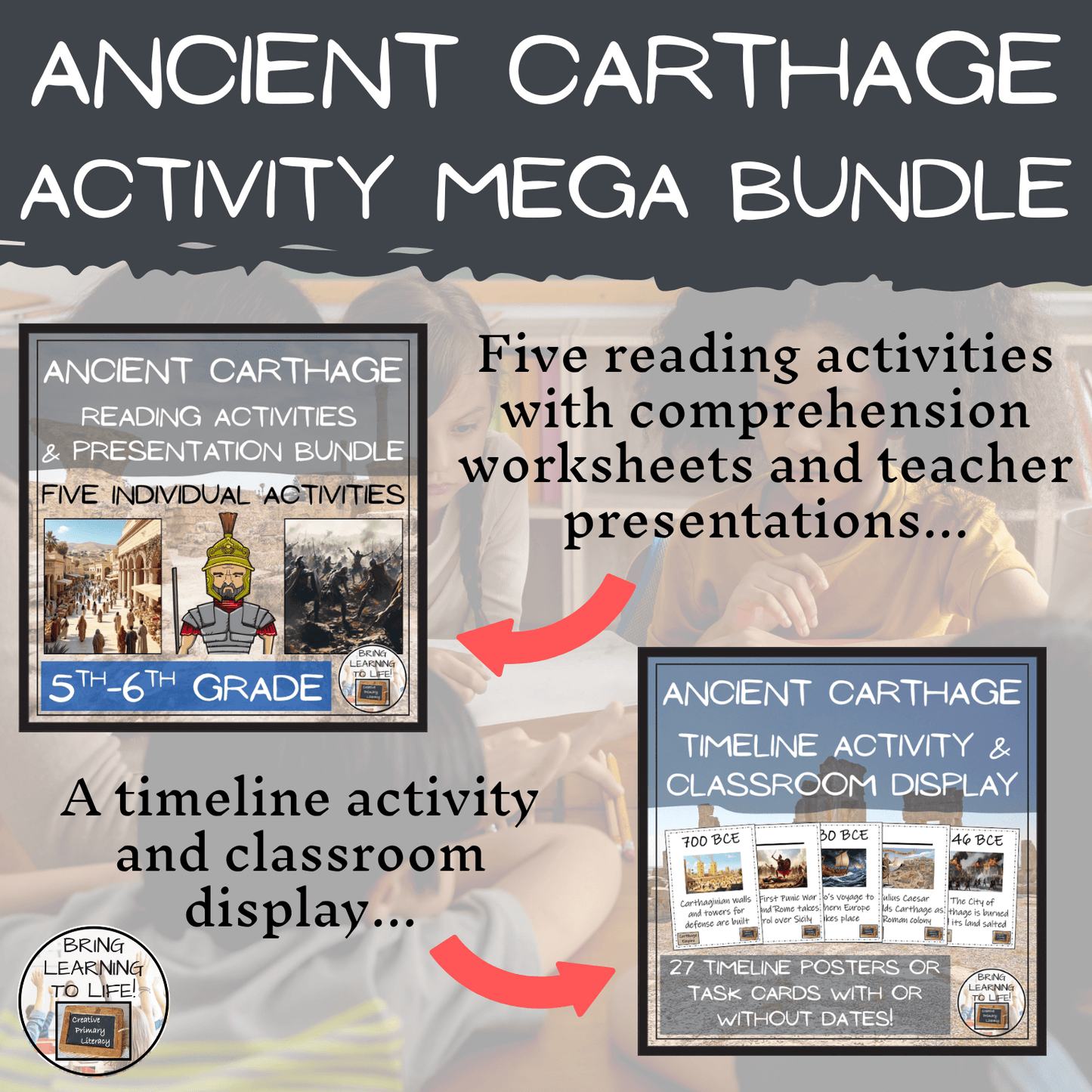 Carthaginian Empire Mega Bundle of Activities | 5th Grade & 6th Grade