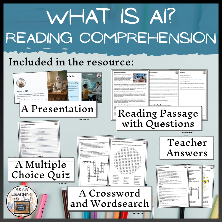What is AI Reading Comprehension Activities | 5th & 6th Grade