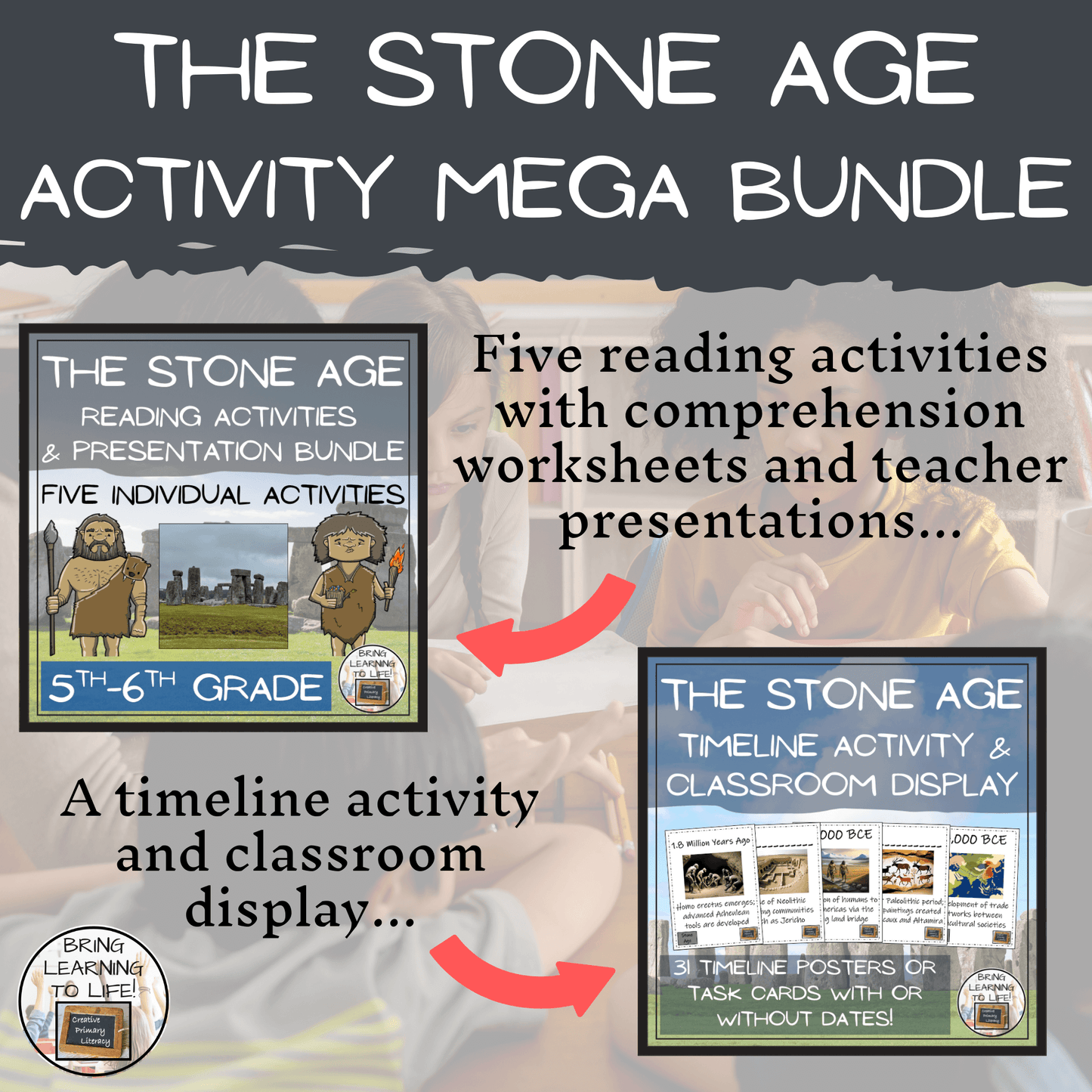 Stone Age Mega Bundle of Activities | 5th Grade & 6th Grade