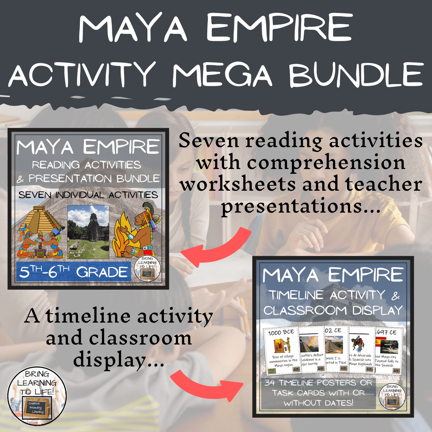 Maya Empire Mega Bundle of Activities | 5th Grade & 6th Grade