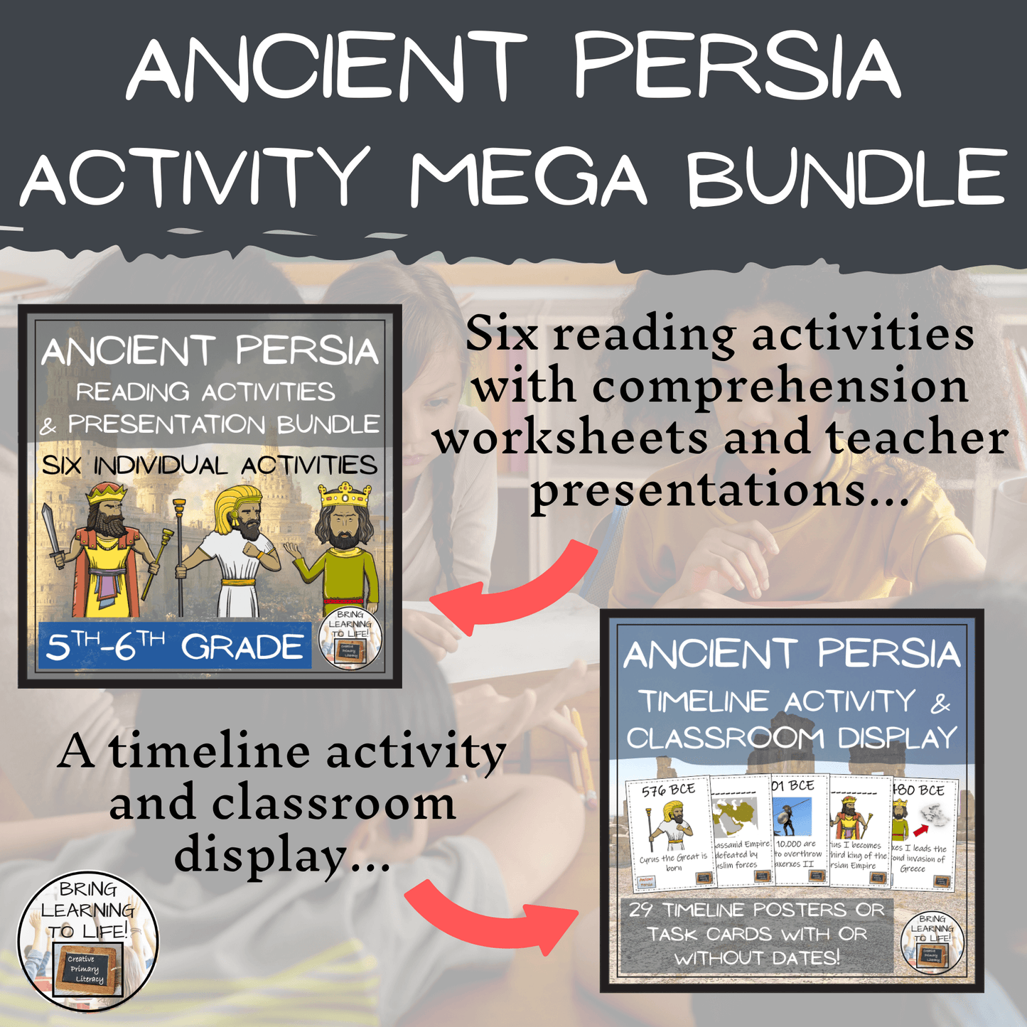 Ancient Persia Mega Bundle of Activities | 5th Grade & 6th Grade