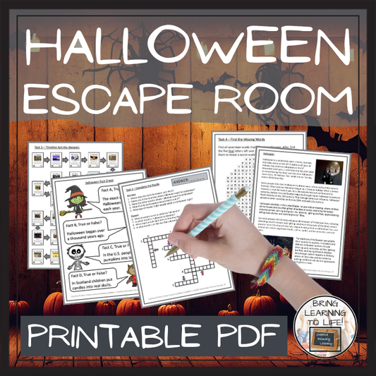 Halloween Escape Room Activity