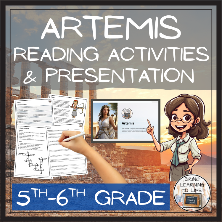 Artemis Close Reading Comprehension Activity | 5th Grade & 6th Grade