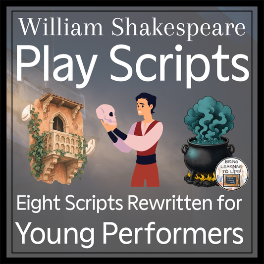 William Shakespeare Play Scripts | 8 Plays for Young Performers | 4th–7th Grade