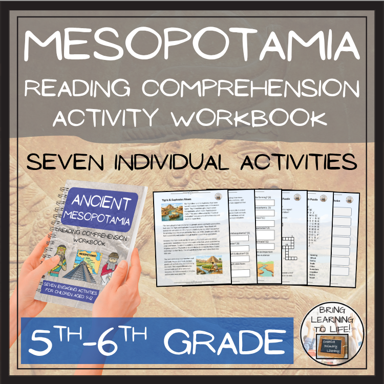 Ancient Mesopotamia Reading Comprehension Workbook | 5th-6th Grade