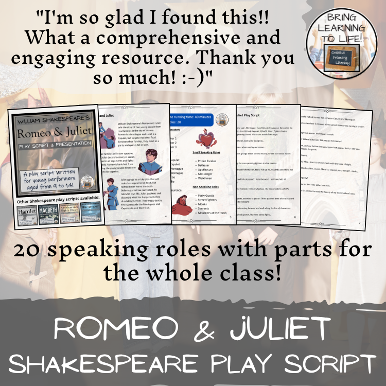 Romeo and Juliet | A Play Script for Young Performers