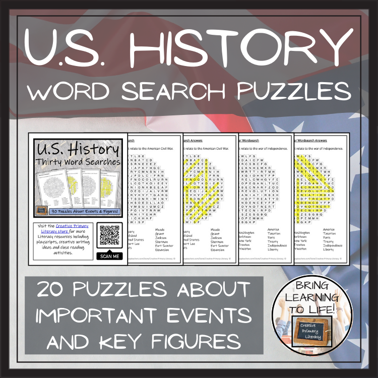 U.S. History Word Search Puzzle Collection