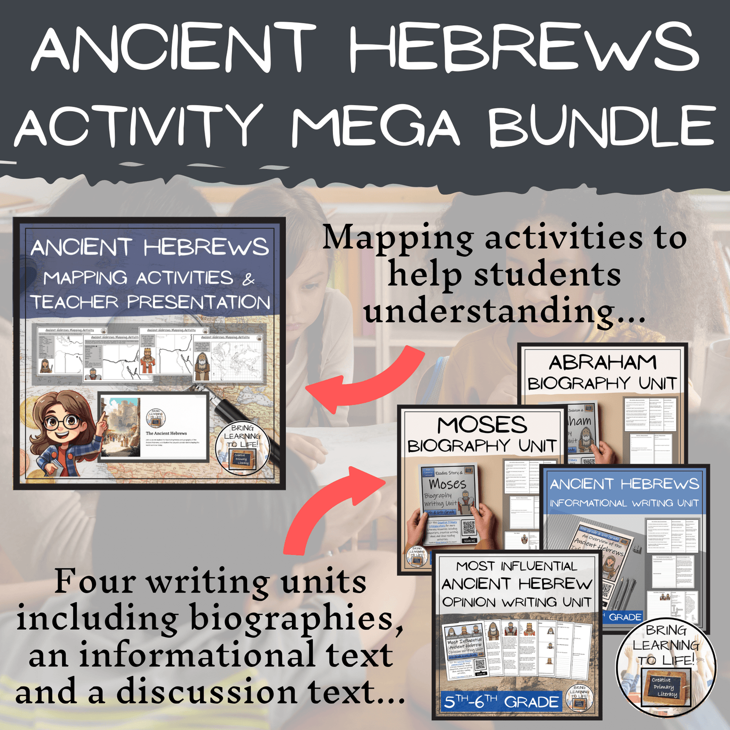 Ancient Hebrews Mega Bundle of Activities | 5th Grade & 6th Grade