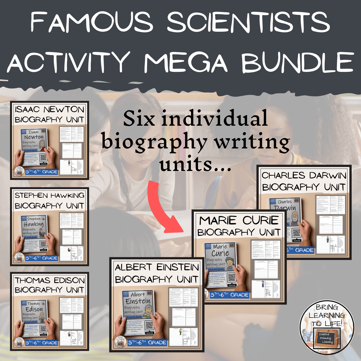 Famous Scientists Mega Bundle of Activities | 5th Grade & 6th Grade