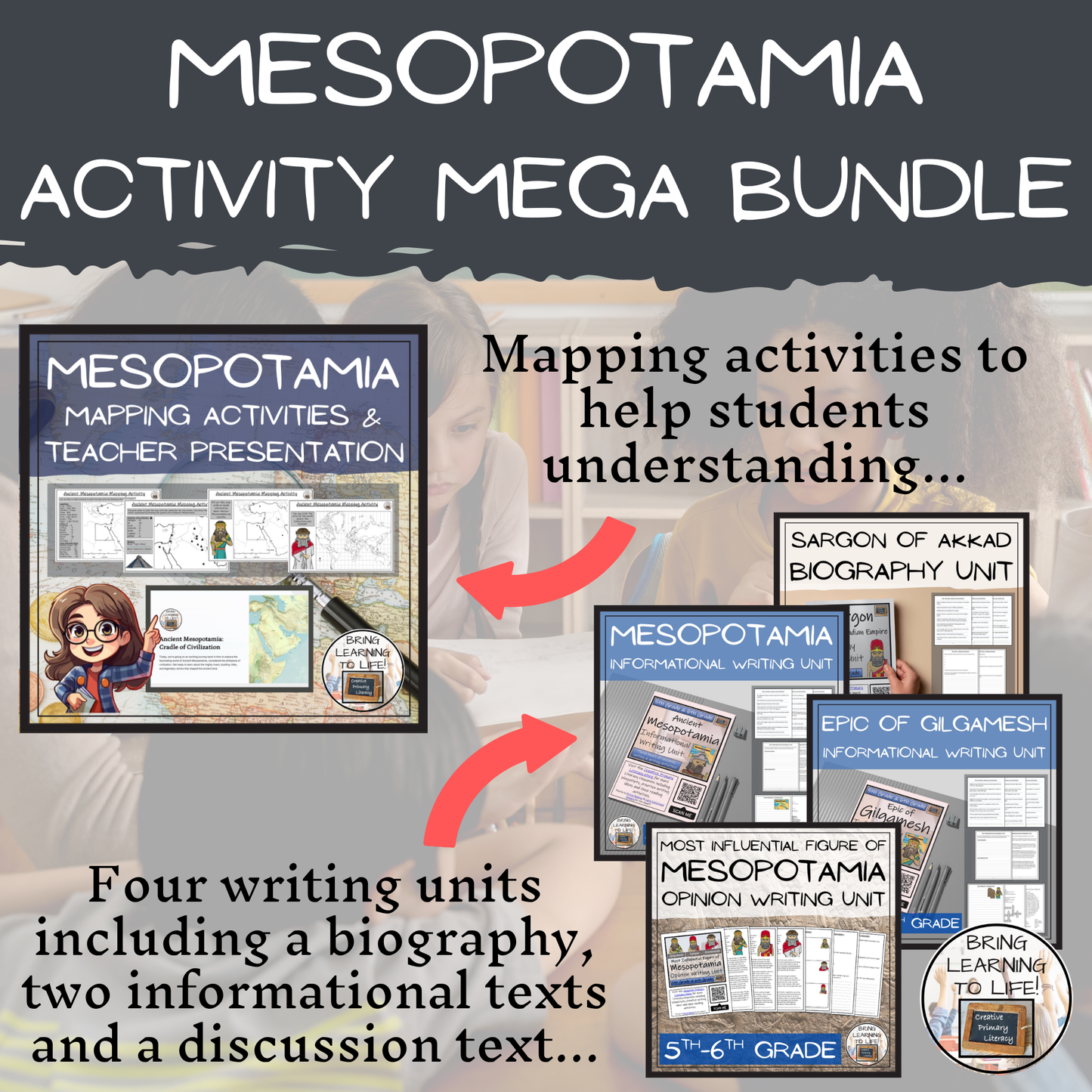 Ancient Mesopotamia Mega Bundle of Activities | 5th Grade & 6th Grade