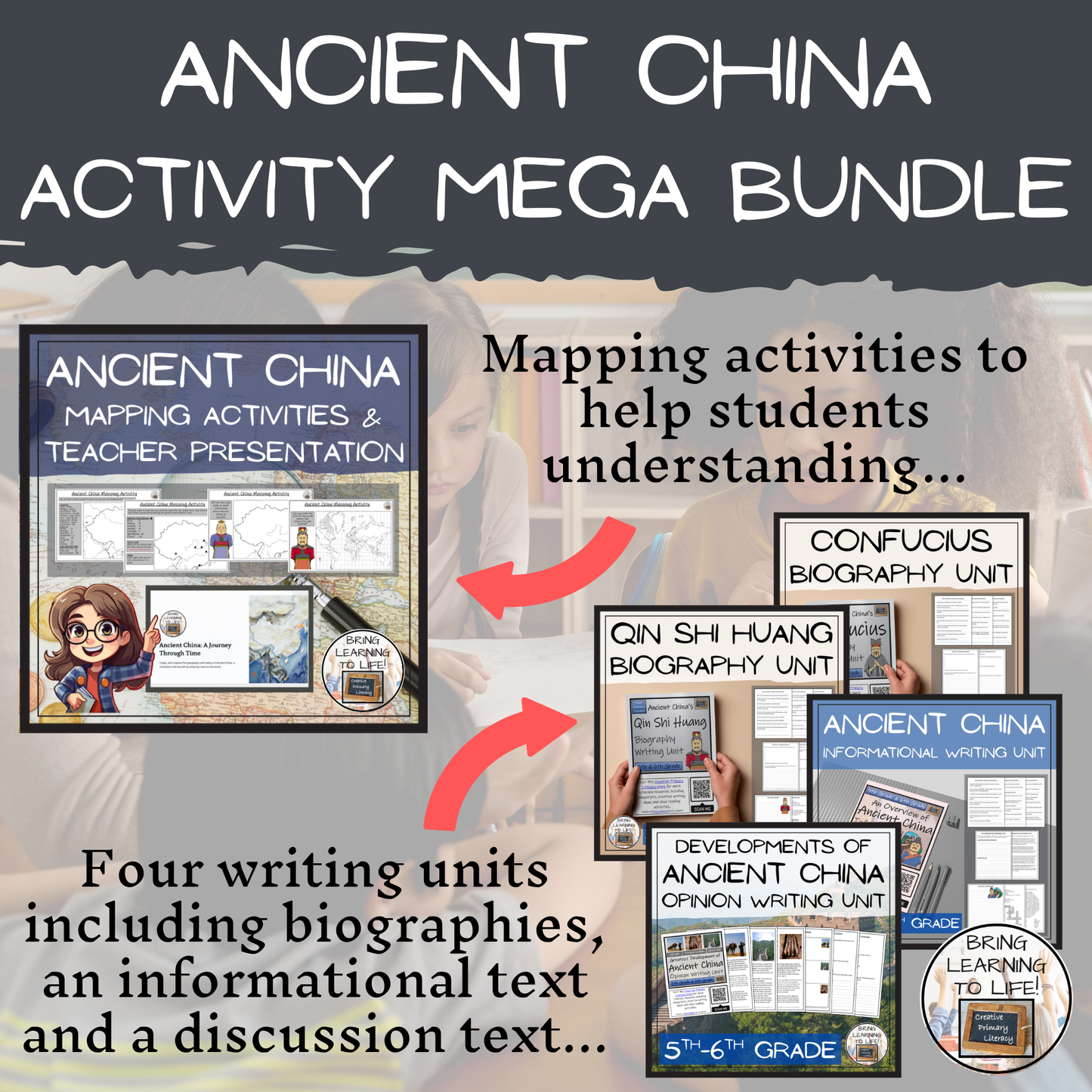 Ancient China Mega Bundle of Activities | 5th Grade & 6th Grade