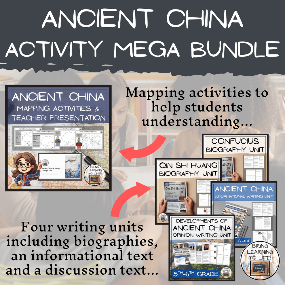 Ancient China Mega Bundle of Activities | 5th Grade & 6th Grade ...