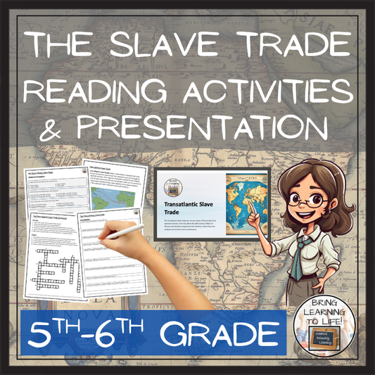 Transatlantic Slave Trade Close Reading Comprehension Activity | 5th & 6th Grade