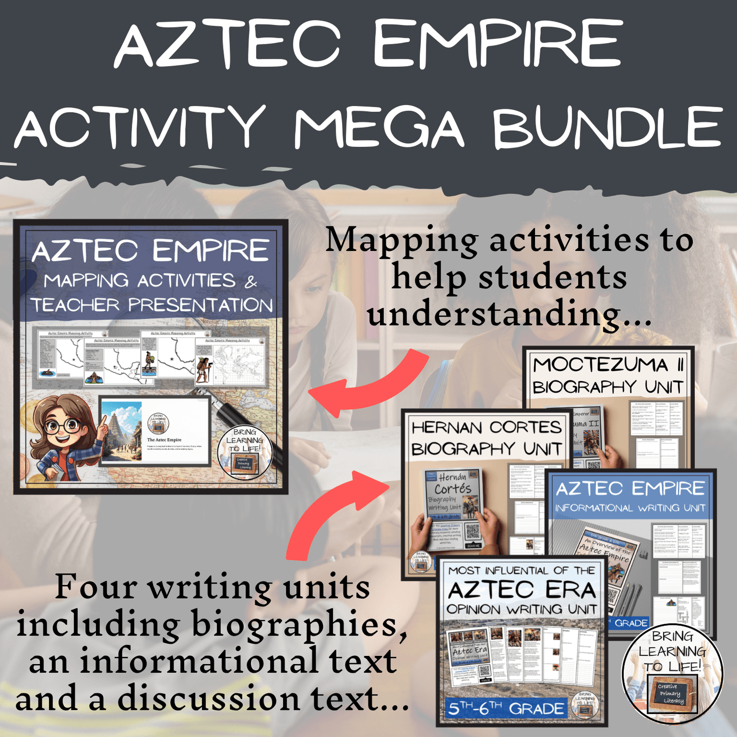 Aztec Empire Mega Bundle of Activities | 5th Grade & 6th Grade
