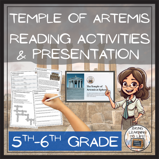 Temple of Artemis at Ephesus Close Reading Activities | 5th Grade & 6th Grade