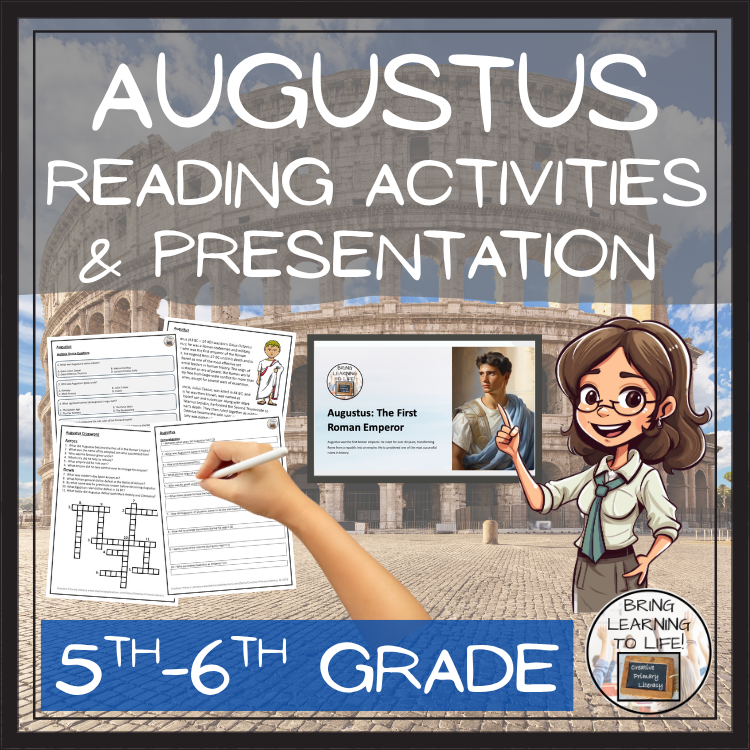 Augustus Close Reading Comprehension Activities | 5th Grade & 6th Grade