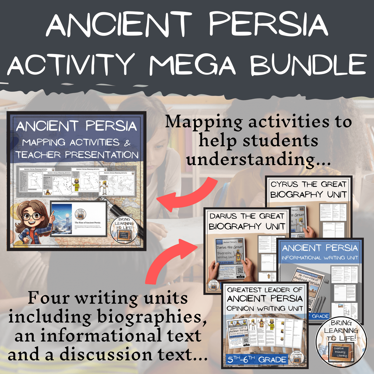 Ancient Persia Mega Bundle of Activities | 5th Grade & 6th Grade