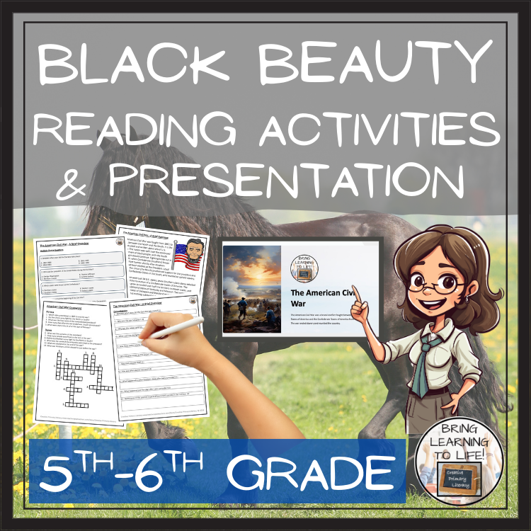 Black Beauty Fiction Reading Comprehension | 5th Grade & 6th Grade