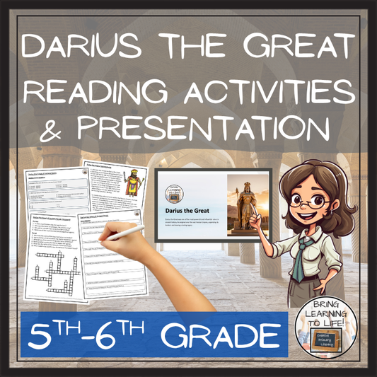 Darius the Great Close Reading Activities | 5th Grade & 6th Grade