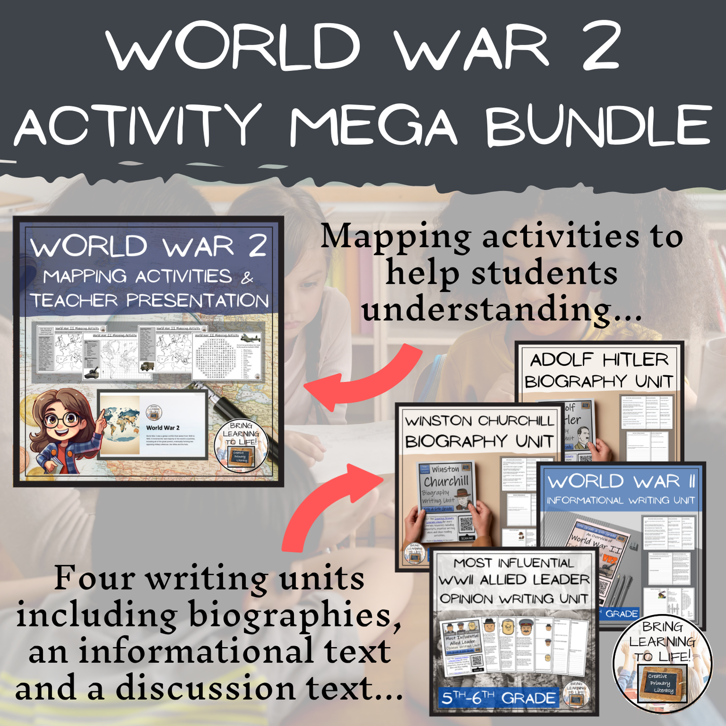 World War II Mega Bundle of Activities | 5th Grade & 6th Grade