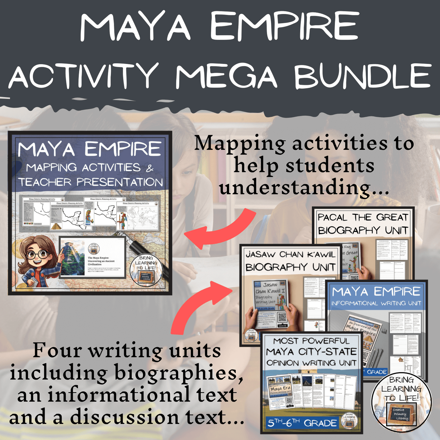 Maya Empire Mega Bundle of Activities | 5th Grade & 6th Grade